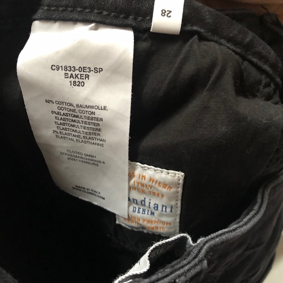 Closed Baker Black High Rise Skinny Stripe Jeans - Picture 6 of 7